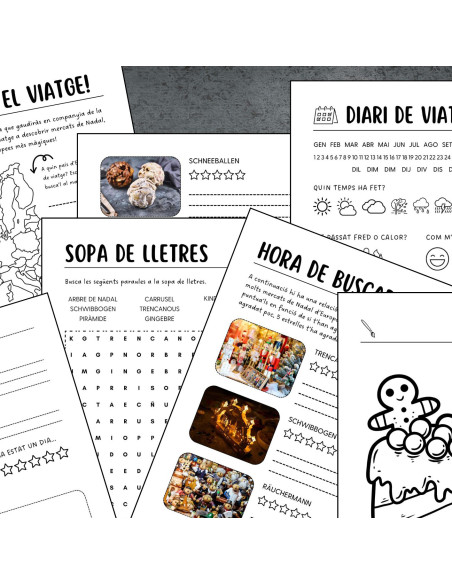 Quadern de viatge de Mercats nadalencs - Edició especial de Nadal